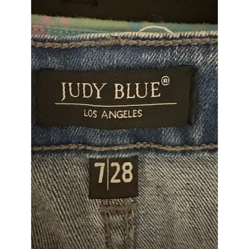 Judy Blue Skinny Jeans 7/28 Stretchy Comfort Boho Denim